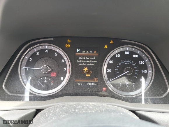 2022 Hyundai Sonata SEL with VIN KMHL64JA5NA177909, listed as a Copart auction lot 51089585 with 24,010 mi miles and Salvage Title. Bid and sale history available at carsss.com. Image 9.
