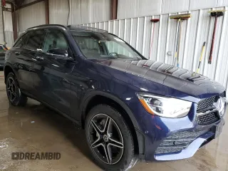 2022 Mercedes-Benz GLC 300 with VIN W1N0G8EB3NG074542, listed as a Copart auction lot 52284485 with 30,425 mi miles and Salvage Title. Bid and sale history available at DreamBid. Image 4.