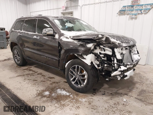 2017 Jeep Grand Cherokee Limited with VIN 1C4RJFBG0HC810952, listed as a IAAI auction lot 41914451 with 91,967 mi miles. Bid and sale history available at carsss.com. Image 1.