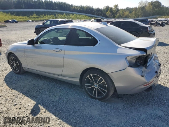 2020 BMW 2 Series 230i with VIN WBA2J1C06L7E79656, listed as a Copart auction lot 74909234 with 50,931 mi miles and Salvage Title. Bid and sale history available at carsss.com. Image 2.