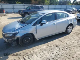2012 Honda Civic LX z VIN 19XFB2F59CE078873, wystawiony jako Copart lot #58323605 z przebiegiem 210 080 mil mil oraz Czysty tytuł • Clean title. Historia ofert i sprzedaży dostępna na DreamBid. Obrazek 1.