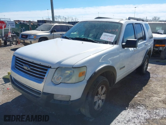 2007 Ford Explorer XLT with VIN 1FMEU63EX7UB18883, listed as a IAAI auction lot 41659489 with 191,892 mi miles. Bid and sale history available at carsss.com. Image 6.