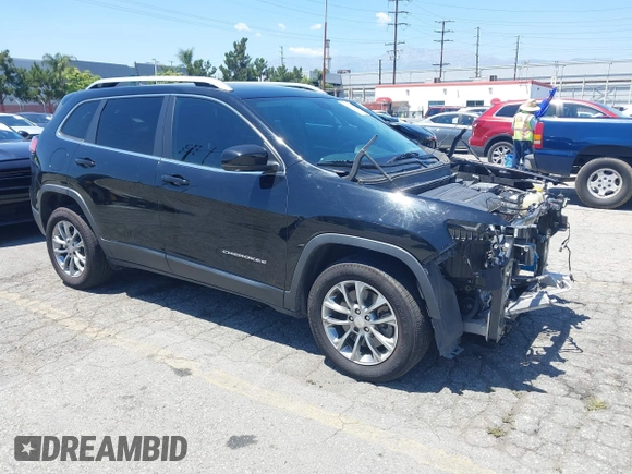 2019 Jeep Cherokee Latitude Plus z VIN 1C4PJLLB9KD248110, wystawiony jako IAAI lot #42205709 z przebiegiem 94 715 mil mil oraz . Historia ofert i sprzedaży dostępna na DreamBid. Obrazek 1.