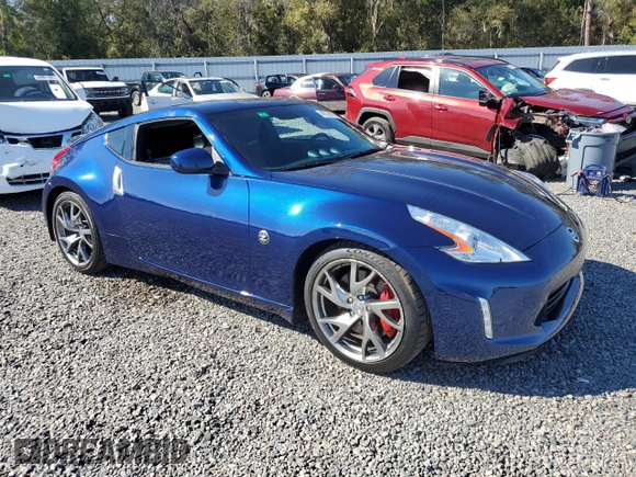 2017 Nissan 370Z with VIN JN1AZ4EH8HM954423, listed as a Copart auction lot 46236975 with 28,992 mi miles and Salvage Title. Bid and sale history available at DreamBid. Image 4.