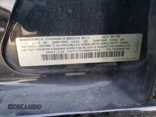 2009 Volkswagen Jetta z VIN 3VWTZ71K99M252459, wystawiony jako Copart lot #77893704 z przebiegiem 181 022 mil mil oraz Szkoda całkowita • Salvage title. Historia ofert i sprzedaży dostępna na DreamBid. Obrazek 13.