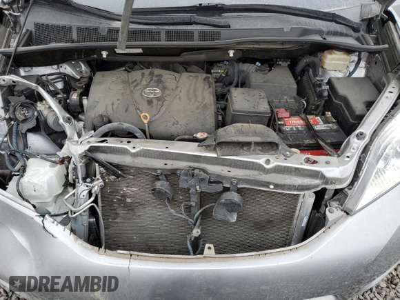 2017 Toyota Sienna L with VIN 5TDZZ3DC0HS887658, listed as a Copart auction lot 44546325 with 56,635 mi miles and Salvage Title. Bid and sale history available at DreamBid. Image 12.