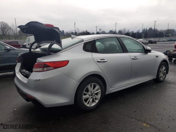 2017 Kia Optima LX with VIN 5XXGT4L35HG171582, listed as a Copart auction lot 43620805 with 119,552 mi miles and Salvage Title. Bid and sale history available at carsss.com. Image 3.