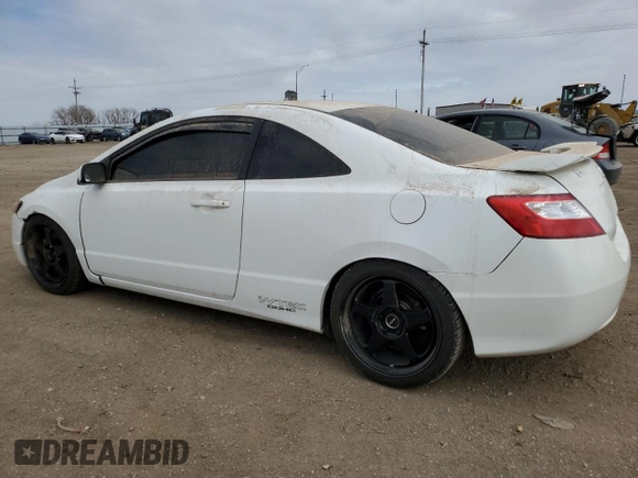 2008 Honda Civic Cpe Si with VIN 2HGFG215X8H708678, listed as a Copart auction lot 49978925 with 143,362 mi miles and Salvage Title. Bid and sale history available at carsss.com. Image 2.