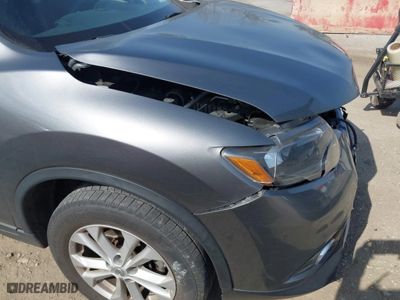 2015 Nissan Rogue SV with VIN KNMAT2MV1FP524545, listed as a IAAI auction lot 41848086 with 188,141 mi miles. Bid and sale history available at carsss.com. Image 18.