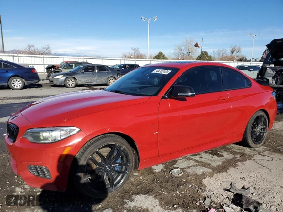 2015 BMW 2 Series M235i xDrive with VIN WBA1J9C52FVX99298, listed as a Copart auction lot 44325195 with 120,545 mi miles and Salvage Title. Bid and sale history available at carsss.com. Image 1.