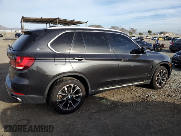 2018 BMW X5 xDrive40e iPerformance with VIN 5UXKT0C51J0W03594, listed as a Copart auction lot 47802005 with 59,670 mi miles and Salvage Title. Bid and sale history available at carsss.com. Image 3.
