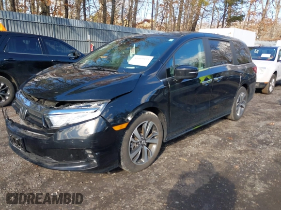 2024 Honda Odyssey Touring z VIN 5FNRL6H89RB042354, wystawiony jako IAAI lot #41469495 z przebiegiem 8 477 mil mil oraz . Historia ofert i sprzedaży dostępna na DreamBid. Obrazek 17.
