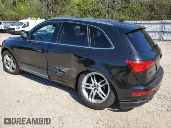 2014 Audi Q5 Premium Plus with VIN WA1LFAFP6EA037491, listed as a Copart auction lot 53580425 with 130,542 mi miles and Salvage Title. Bid and sale history available at carsss.com. Image 2.