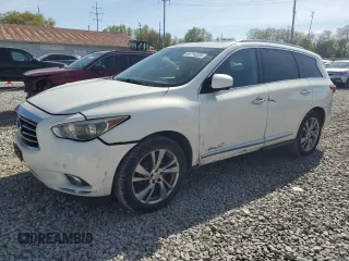 2013 Infiniti JX35 with VIN 5N1AL0MM9DC317798, listed as a Copart auction lot 54714225 with 233,933 mi miles and Clean Title. Bid and sale history available at carsss.com. Image 1.