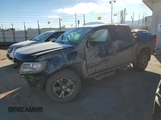 2019 Chevrolet Colorado 4WD Z71 z VIN 1GCGTDEN7K1349624, wystawiony jako Copart lot #86818504 z przebiegiem Nie podano mil oraz Czysty tytuł • Clean title. Historia ofert i sprzedaży dostępna na DreamBid. Obrazek 1.