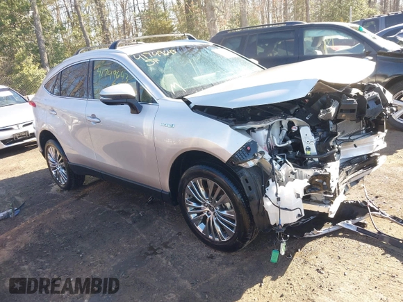 2021 Toyota Venza LE with VIN JTEAAAAH7MJ080369, listed as a IAAI auction lot 41749643 with 39,847 mi miles and . Bid and sale history available at carsss.com. Image 1.
