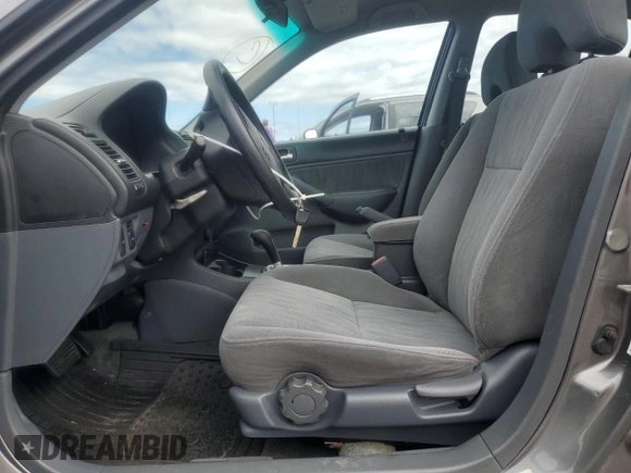 2004 Honda Civic LX with VIN 2HGES16554H593348, listed as a Copart auction lot 56016895 with 115,976 mi miles and Clean Title. Bid and sale history available at DreamBid. Image 7.