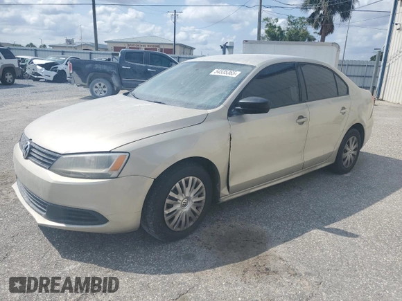 2014 Volkswagen Jetta Sedan S with VIN 3VW2K7AJ7EM303894, listed as a Copart auction lot 54535365 with 98,254 mi miles and Clean Title. Bid and sale history available at carsss.com. Image 1.