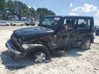 2018 Jeep Wrangler Unlimited Sport z VIN 1C4HJXDN7JW264541, wystawiony jako Copart lot #62391895 z przebiegiem Nie podano mil oraz Szkoda całkowita • Salvage title. Historia ofert i sprzedaży dostępna na DreamBid. Obrazek 1.