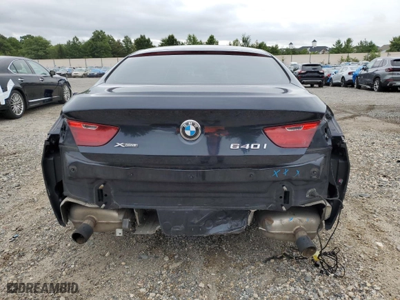 2014 BMW 6 Series 640i xDrive with VIN WBA6B8C51ED452692, listed as a Copart auction lot 72366124 with 123,101 mi miles and Salvage Title. Bid and sale history available at carsss.com. Image 6.
