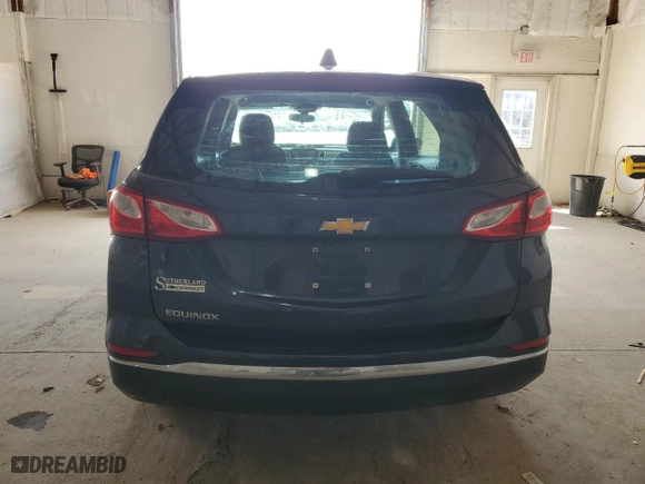 2018 Chevrolet Equinox LS with VIN 3GNAXHEV6JS568077, listed as a Copart auction lot 50158685 with 122,661 mi miles and Salvage Title. Bid and sale history available at carsss.com. Image 6.
