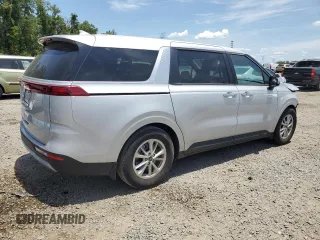 2023 Kia Carnival LX with VIN KNDNB4H35P6210204, listed as a Copart auction lot 55009514 with 19,702 mi miles and Salvage Title. Bid and sale history available at carsss.com. Image 3.