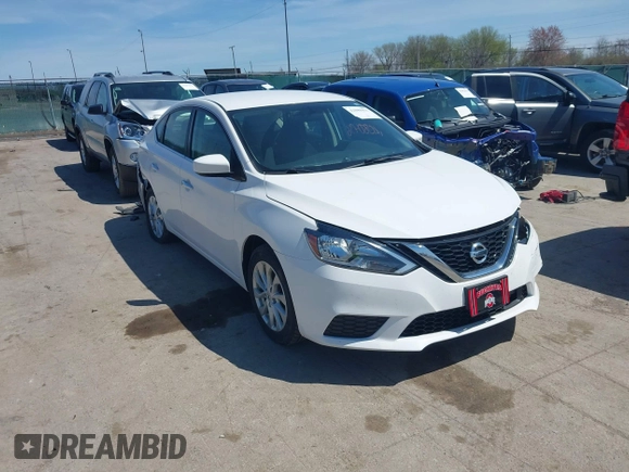 2019 Nissan Sentra SV with VIN 3N1AB7APXKY444758, listed as a IAAI auction lot 42080436 with 65,322 mi miles and . Bid and sale history available at DreamBid. Image 1.