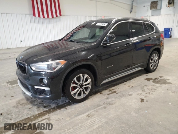 2017 BMW X1 xDrive28i with VIN WBXHT3Z39H4A51967, listed as a Copart auction lot 58843125 with 108,415 mi miles and Clean title. Bid and sale history available at DreamBid. Image 1.