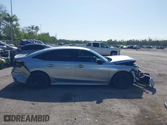 2025 Honda Civic Sport with VIN 2HGFE2F57SH522960, listed as a IAAI auction lot 42016973 with 3,689 mi miles and . Bid and sale history available at DreamBid. Image 13.