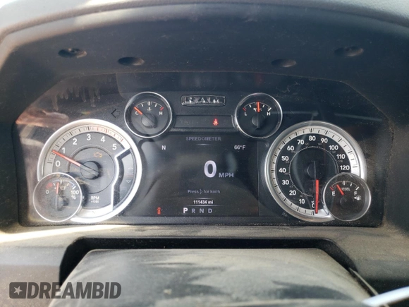 2015 Ram 2500 SLT with VIN 3C6UR5DL7FG505408, listed as a Copart auction lot 64878824 with 111,434 mi miles and Salvage Title. Bid and sale history available at carsss.com. Image 9.