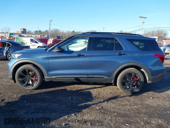 2020 Ford Explorer ST with VIN 1FM5K8GC2LGC23596, listed as a IAAI auction lot 41070463 with 78,518 mi miles. Bid and sale history available at carsss.com. Image 14.