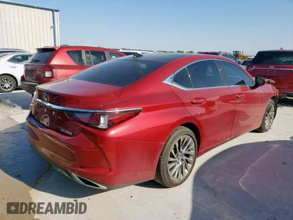 2024 Lexus ES 350 Luxury z VIN 58AEZ1B1XRU179116, wystawiony jako Copart lot #52502275 z przebiegiem 7 197 mil mil oraz Szkoda całkowita • Salvage title. Historia ofert i sprzedaży dostępna na DreamBid. Obrazek 3.