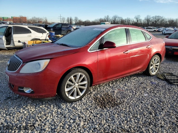 2012 Buick Verano with VIN 1G4PP5SKXC4225430, listed as a Copart auction lot 42338485 with 121,045 mi miles and Salvage Title. Bid and sale history available at carsss.com. Image 1.