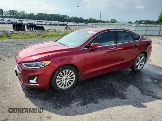 2019 Ford Fusion Titanium with VIN 3FA6P0D97KR225894, listed as a Copart auction lot 61340285 with 71,197 mi miles and Clean title. Bid and sale history available at DreamBid. Image 1.