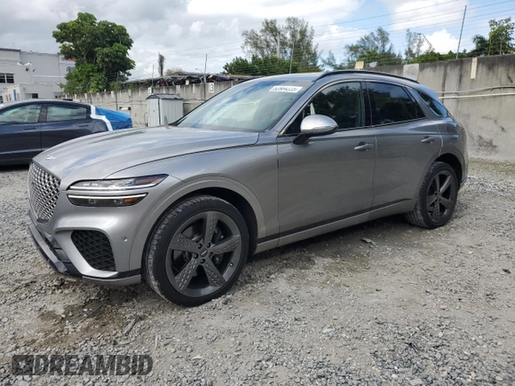 2023 Genesis GV70 Sport with VIN KMUMCDTC3PU098818, listed as a Copart auction lot 52884225 with 25,748 mi miles and Non Repairable. Bid and sale history available at DreamBid. Image 1.