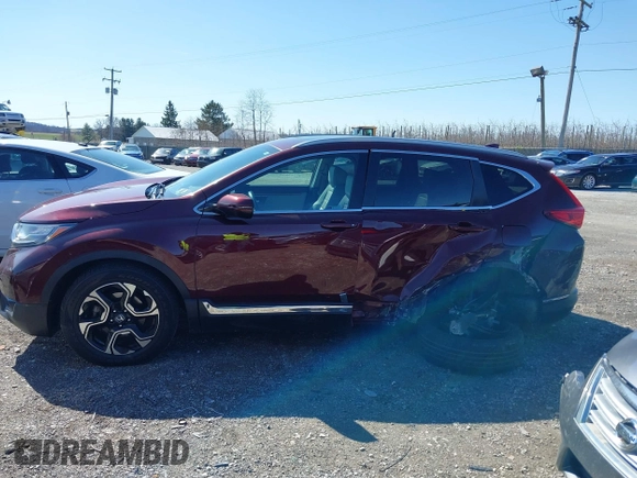2018 Honda CR-V Touring with VIN 7FARW2H92JE097407, listed as a IAAI auction lot 41850708 with 117,201 mi miles. Bid and sale history available at carsss.com. Image 14.