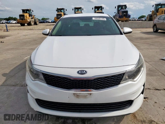 2018 Kia Optima LX with VIN 5XXGT4L33JG255308, listed as a Copart auction lot 56335145 with 101,674 mi miles and Salvage title. Bid and sale history available at DreamBid. Image 5.