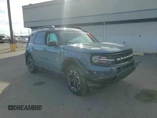 2022 Ford Bronco Sport Outer Banks z VIN 3FMCR9C60NRE06595, wystawiony jako Copart lot #49254795 z przebiegiem 20 947 mil mil oraz Szkoda całkowita • Salvage title. Historia ofert i sprzedaży dostępna na DreamBid. Obrazek 10.