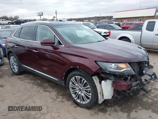 2017 Lincoln MKX Reserve with VIN 2LMPJ6LR1HBL43659, listed as a IAAI auction lot 41480654 with 100,677 mi miles. Bid and sale history available at carsss.com. Image 1.