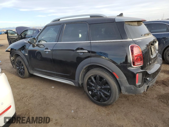 2021 MINI Countryman Oxford Edition with VIN WMZ23BR08M3N18103, listed as a Copart auction lot 48546585 with 47,209 mi miles and Salvage Title. Bid and sale history available at carsss.com. Image 2.