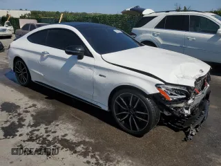 2021 Mercedes-Benz C 43 AMG with VIN W1KWJ6EB8MG056601, listed as a Copart auction lot 56925994 with 40,914 mi miles and Non repairable. Bid and sale history available at DreamBid. Image 4.
