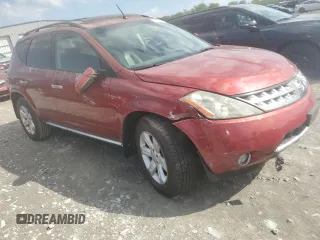 2007 Nissan Murano SE with VIN JN8AZ08W97W650878, listed as a Copart auction lot 56858545 with 123,304 mi miles and Salvage title. Bid and sale history available at DreamBid. Image 4.