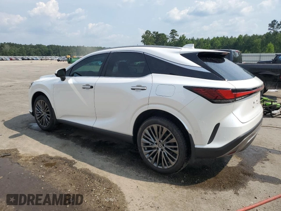 2025 Lexus RX 350h with VIN 2T2BBMCA4SC087274, listed as a Copart auction lot 61915365 with 525 mi miles and Salvage title. Bid and sale history available at DreamBid. Image 2.