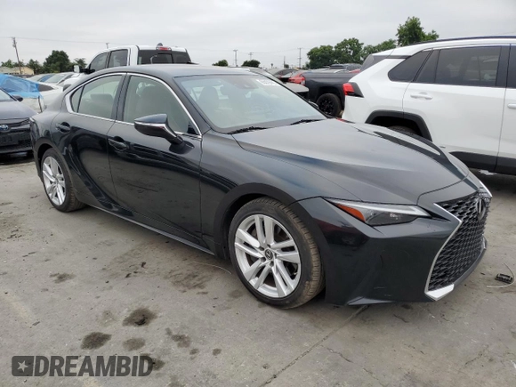 2021 Lexus IS 300 with VIN JTHAA1D29M5111530, listed as a Copart auction lot 65078415 with 76,997 mi miles and Salvage title. Bid and sale history available at DreamBid. Image 4.