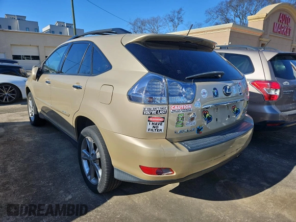 2008 Lexus RX 400h with VIN JTJGW31U082006748, listed as a Copart auction lot 86556234 with 241,549 mi miles and Clean Title. Bid and sale history available at DreamBid. Image 3.