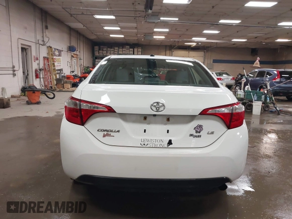 2016 Toyota Corolla L with VIN 2T1BURHE6GC726656, listed as a IAAI auction lot 40996590 with 124,976 mi miles and . Bid and sale history available at DreamBid. Image 16.