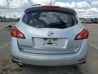 2009 Nissan Murano SL with VIN JN8AZ18W19W142400, listed as a Copart auction lot 51683385 with 0 mi miles and Salvage Title. Bid and sale history available at carsss.com. Image 6.