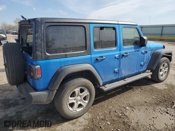 2023 Jeep Wrangler Sport S with VIN 1C4HJXDN3PW503284, listed as a Copart auction lot 51539255 with 31,856 mi miles and Salvage title. Bid and sale history available at DreamBid. Image 3.