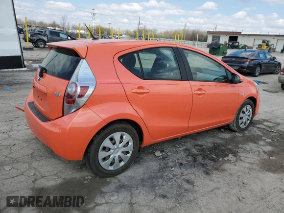 2012 Toyota Prius One with VIN JTDKDTB32C1004331, listed as a Copart auction lot 52734475 with 103,807 mi miles and Salvage Title. Bid and sale history available at carsss.com. Image 3.