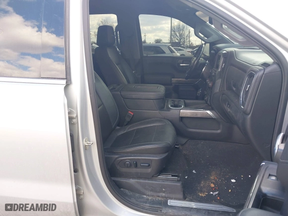 2019 Chevrolet Silverado 1500 LTZ with VIN 1GCUYGELXKZ154980, listed as a IAAI auction lot 41687643 with 139,023 mi miles. Bid and sale history available at carsss.com. Image 5.